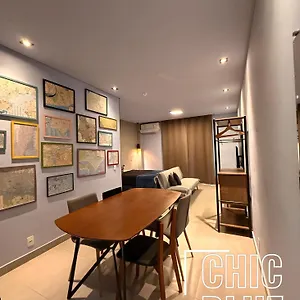 Chic Blue Designer Com Vaga De Garagem São Paulo